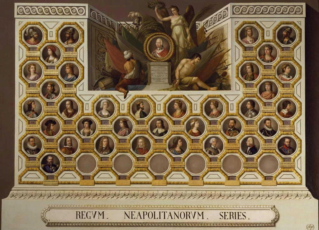 I Re di Napoli dal 1154 al 1859 - Reggia Di Caserta Palazzo Reale, Caserta